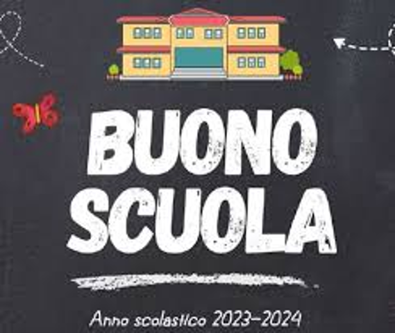"BUONO-SCUOLA" - anno scolastico formativo 2023 - 2024